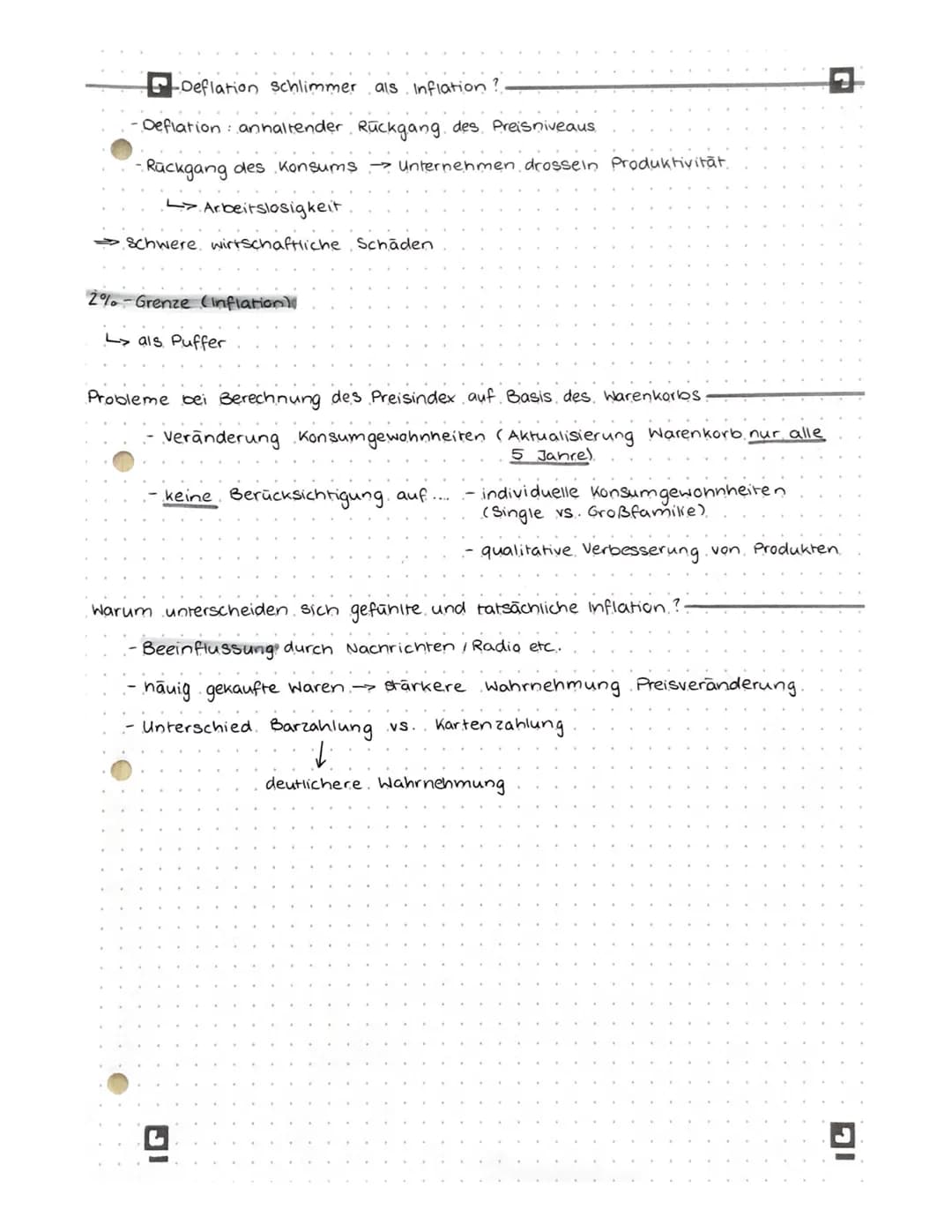 preisniveauustabilität
↳ Durchschnitt aller Preise konstant (keine Einzelbetrachtung)
Ziel. Inflationsrate mittelfristig (4.-10. Jahre) 2%
B