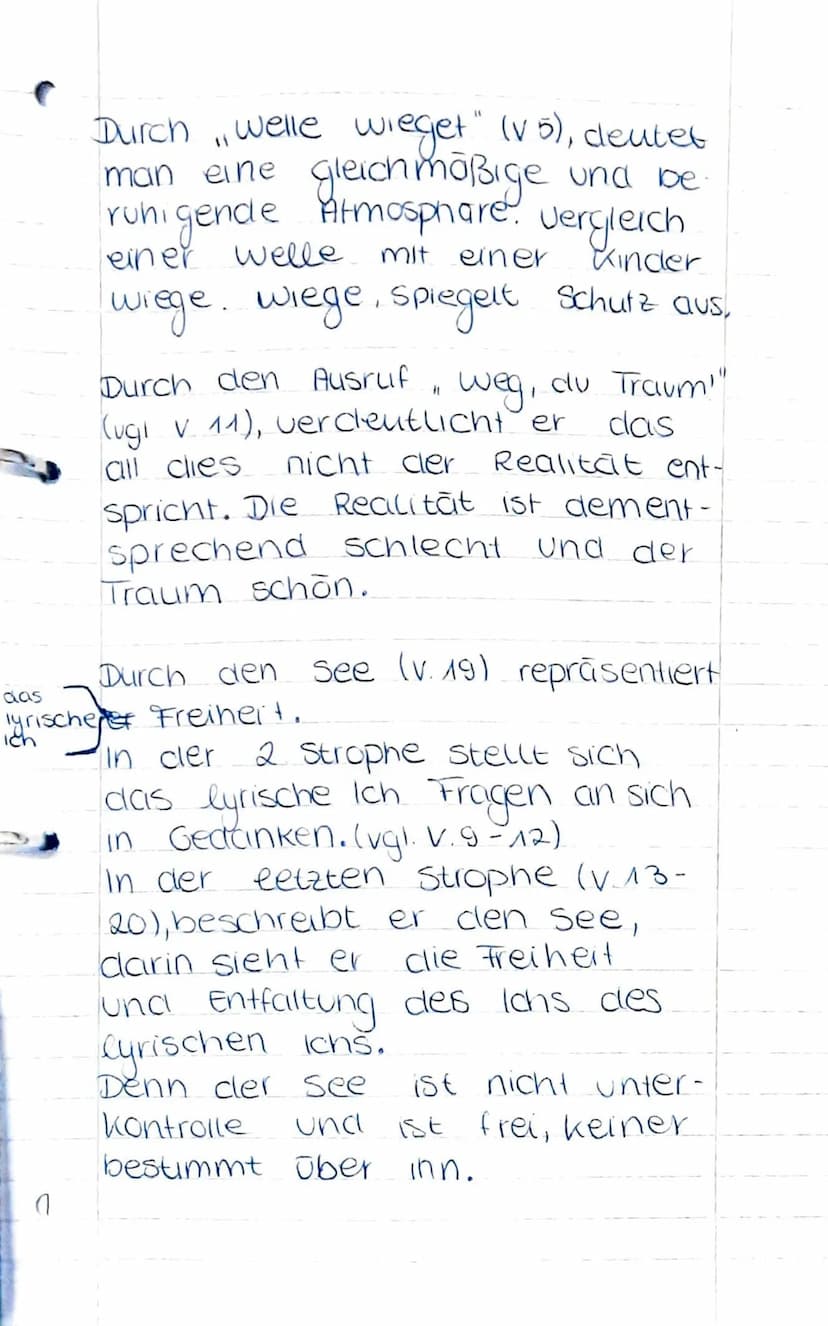 Johann Wolfgang von Goethe (1749-1832)
Auf dem See
Und frische Nahrung, neues Blut
Saug' ich aus freier Welt:
Wie ist Natur se hold und gut.