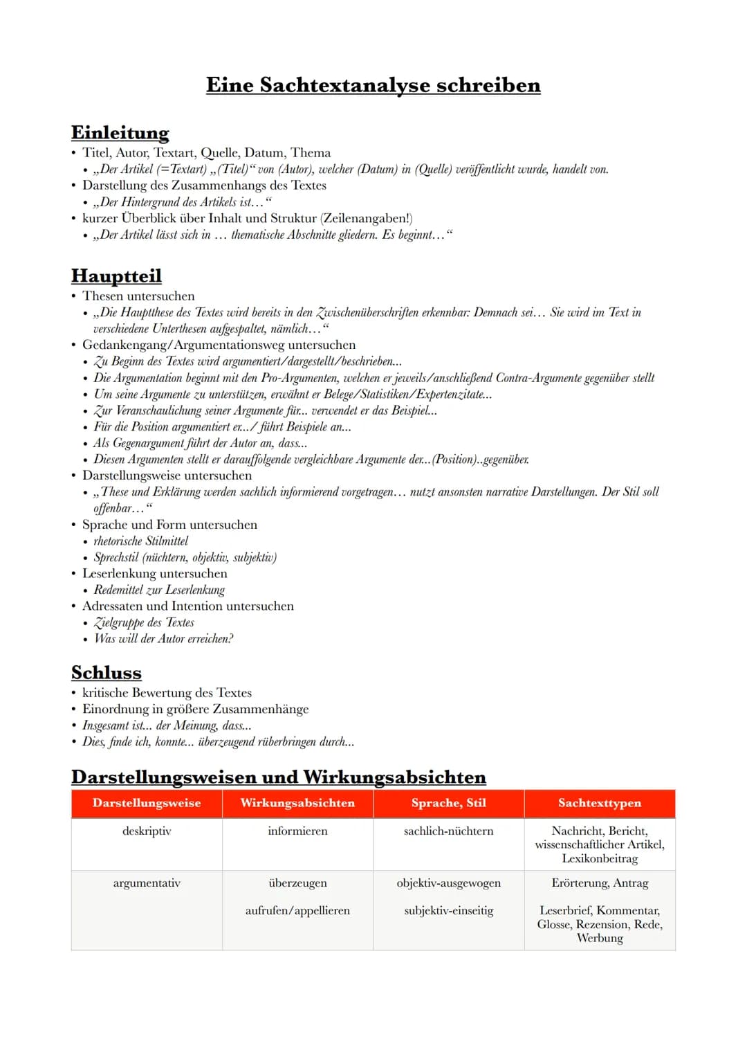 Einleitung
• Titel, Autor, Textart, Quelle, Datum, Thema
• ,,Der Artikel (=Textart),,(Titel)" von (Autor), welcher (Datum) in (Quelle) veröf