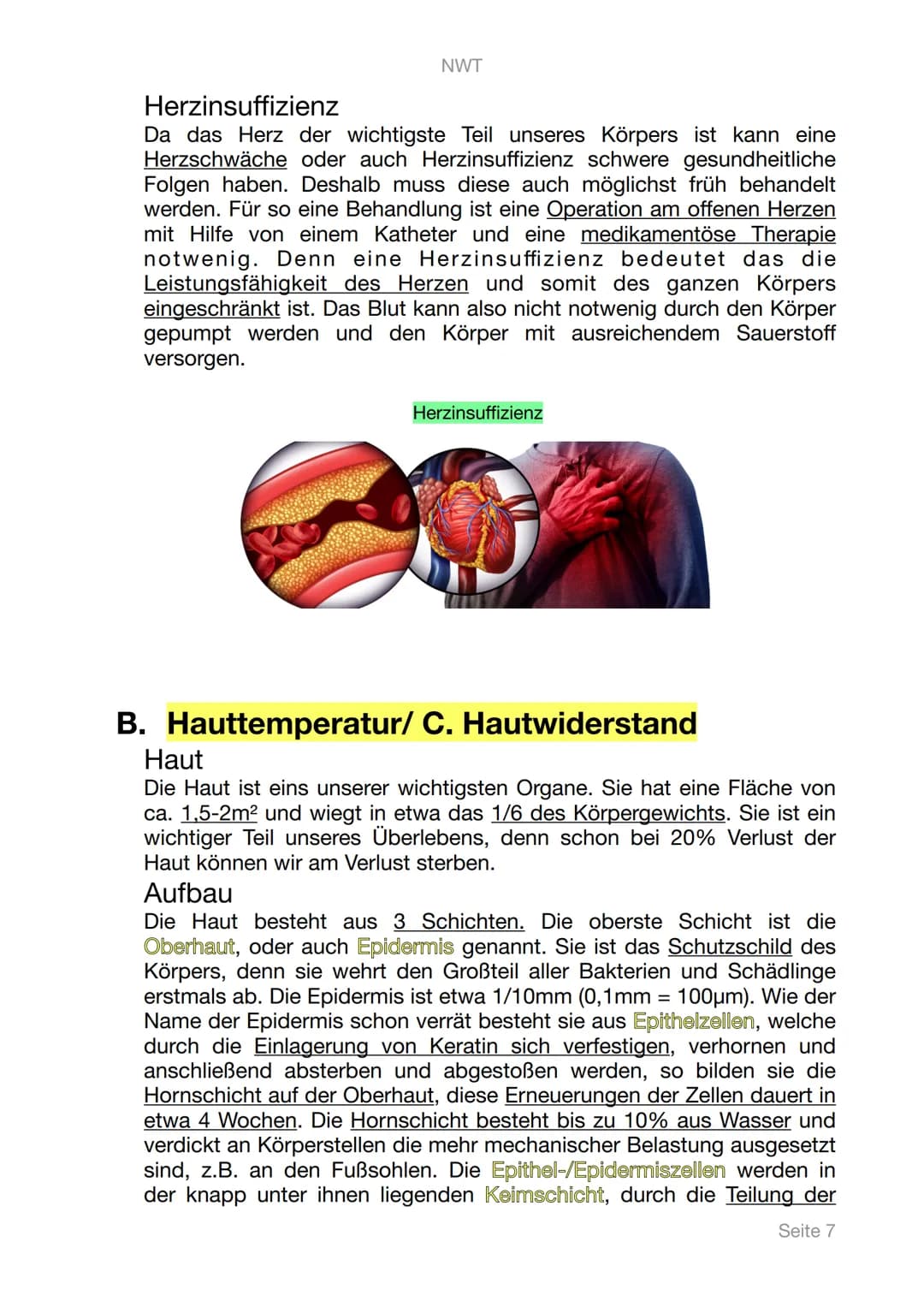 NWT
Lerntagebuch
Digitale Gesundheit
PHYSIOLOGIE
Seite 1 Inhaltsangabe
1. Digitale Gesundheit
II. Physiologie
III. Messbare Vitalwerte
A. Pu