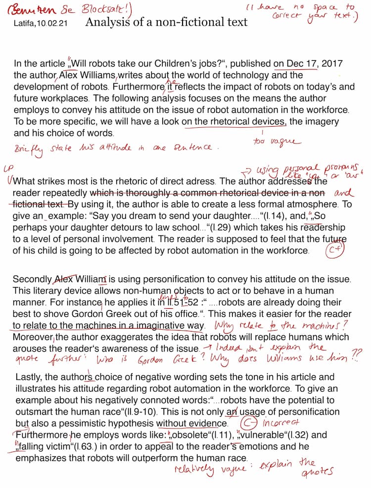 Know ANALYSIS/WRITING of non-fictional text thumbnail
