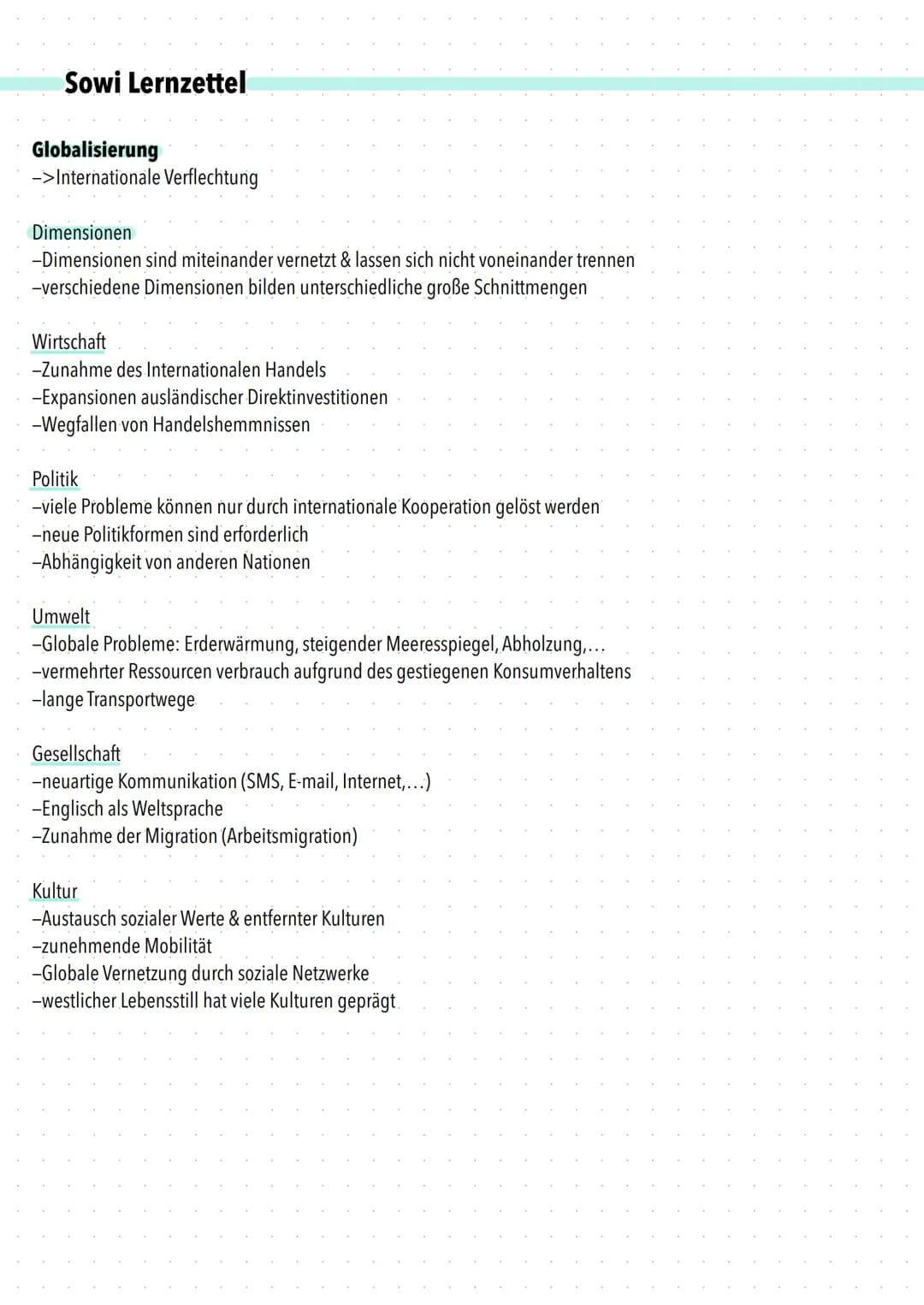 Sowi Lernzettel
Protektionismus & Freihandel
Protektionismus
-> Handelspolitik
->Mithilfe von Protektionistischen Maßnahmen in Form von Hand