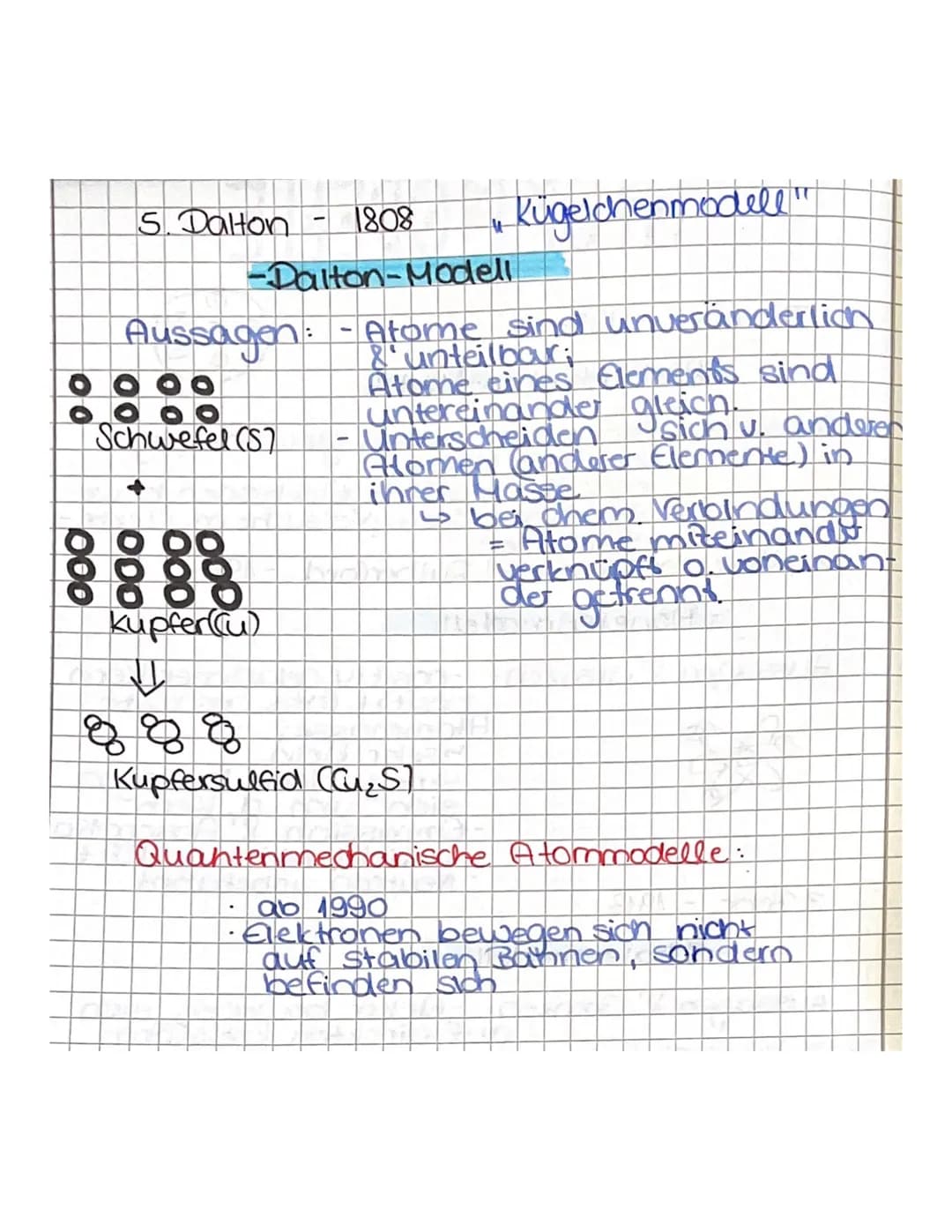 ATOMMODELLE
1. Thomson - 1903
-Rosinenkuchen-Modell
Aussagen: Atom besteht aus gleichmäßig
verteilter Masse;
negativ geladene Elektronen bew