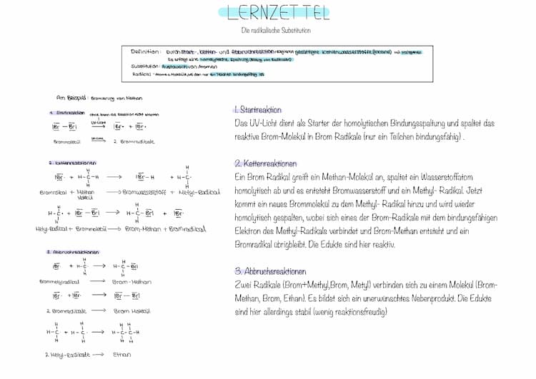 Know radikalische Substitution  thumbnail