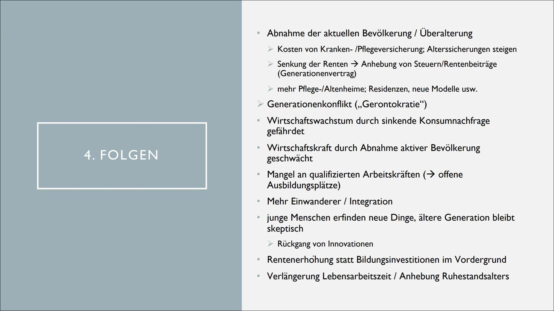 DEMOGRAFISCHE ALTERUNG
UND DIE FOLGEN
Altenheim Deutschland??! Datum:
Beurteilungen des demographischen Wandels
Wie ihr euch sicher schon de