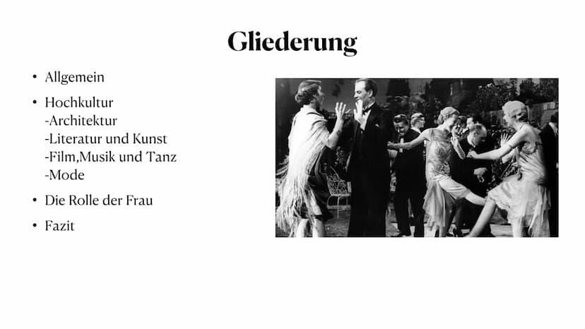 Die Goldenen Zwanziger
Was war an den Goldenen Zwanzigern denn so golden ?
Vivian Rebstock K1 bat Allgemein
• Hochkultur
-Architektur
-Liter