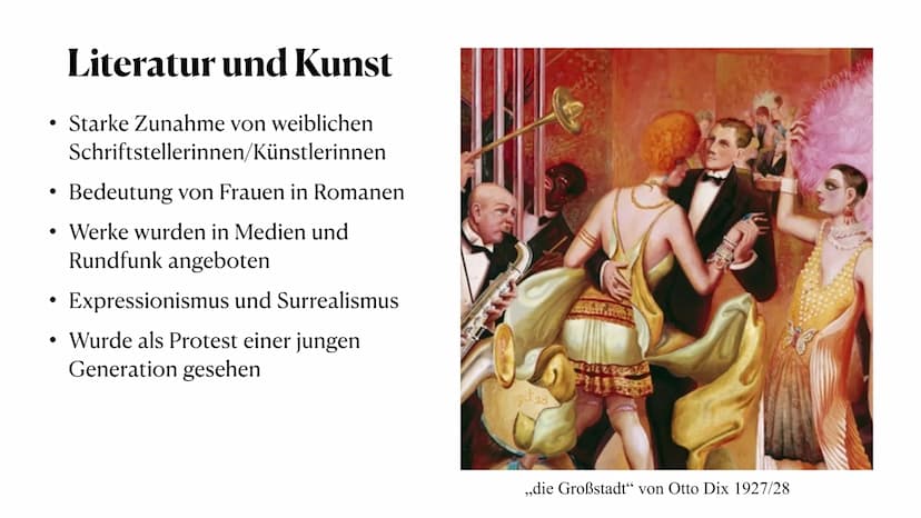 Die Goldenen Zwanziger
Was war an den Goldenen Zwanzigern denn so golden ?
Vivian Rebstock K1 bat Allgemein
• Hochkultur
-Architektur
-Liter