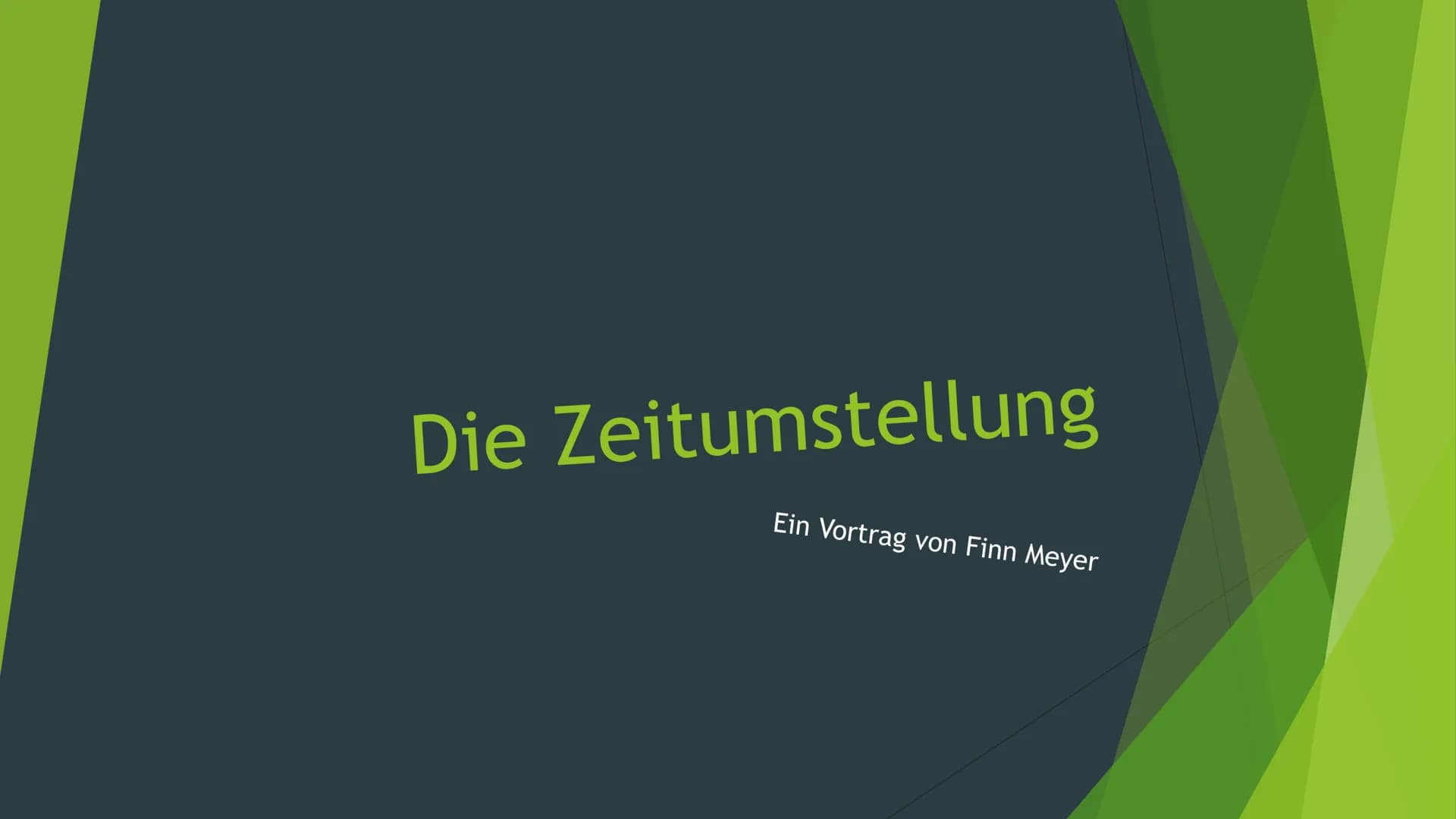  Die Zeitumstellung
Ein Vortrag von Finn Meyer Gliederung
1. Was ist die Zeitumstellung?
2. Geschichte der Zeitumstellung
3. Wie wird die Ze