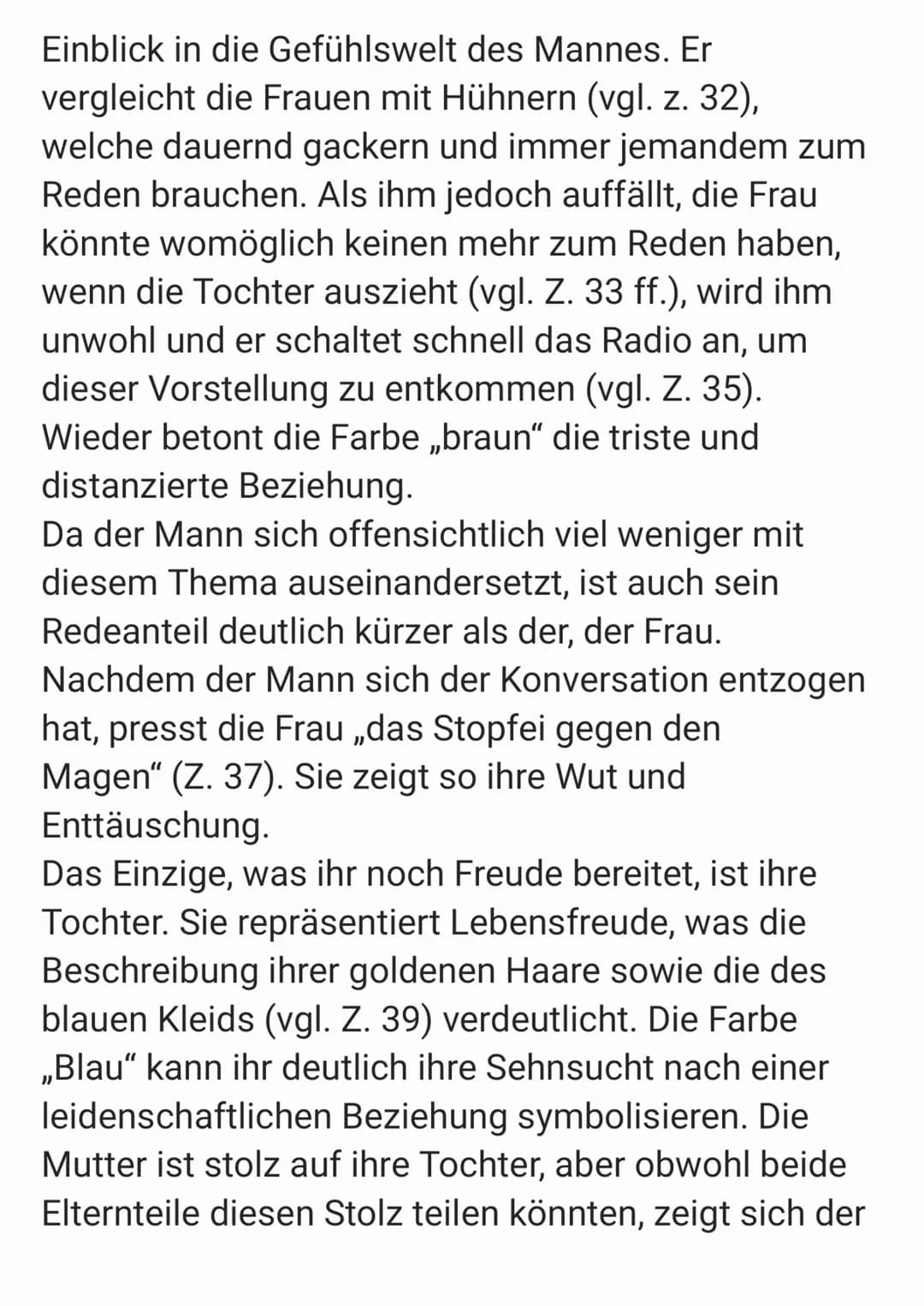 Die Kurzgeschichte ,,Schönes goldenes Haar"
geschrieben von Gabriele Wohmann und
veröffentlicht im Jahre 1968 thematisiert die
anscheinend g