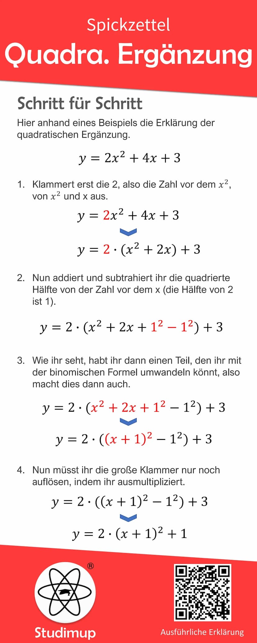 Spickzettel
Logarithmus
Was ist das?
Der Logarithmus ist die Umkehrung vom
Potenzieren. Dies ist ein wichtiges, aber auch nicht
schweres The