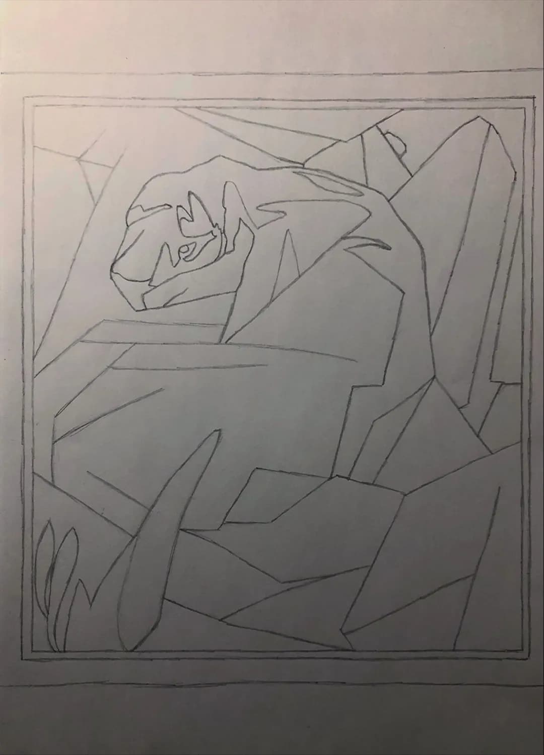 Bildanalyse Kunst
Das Gemälde ,,Tiger" wurde 1912 von Franz Marc gemalt. Es hat ein annähernd quadratisches
Bildformat und ist 111,7 cm x 10