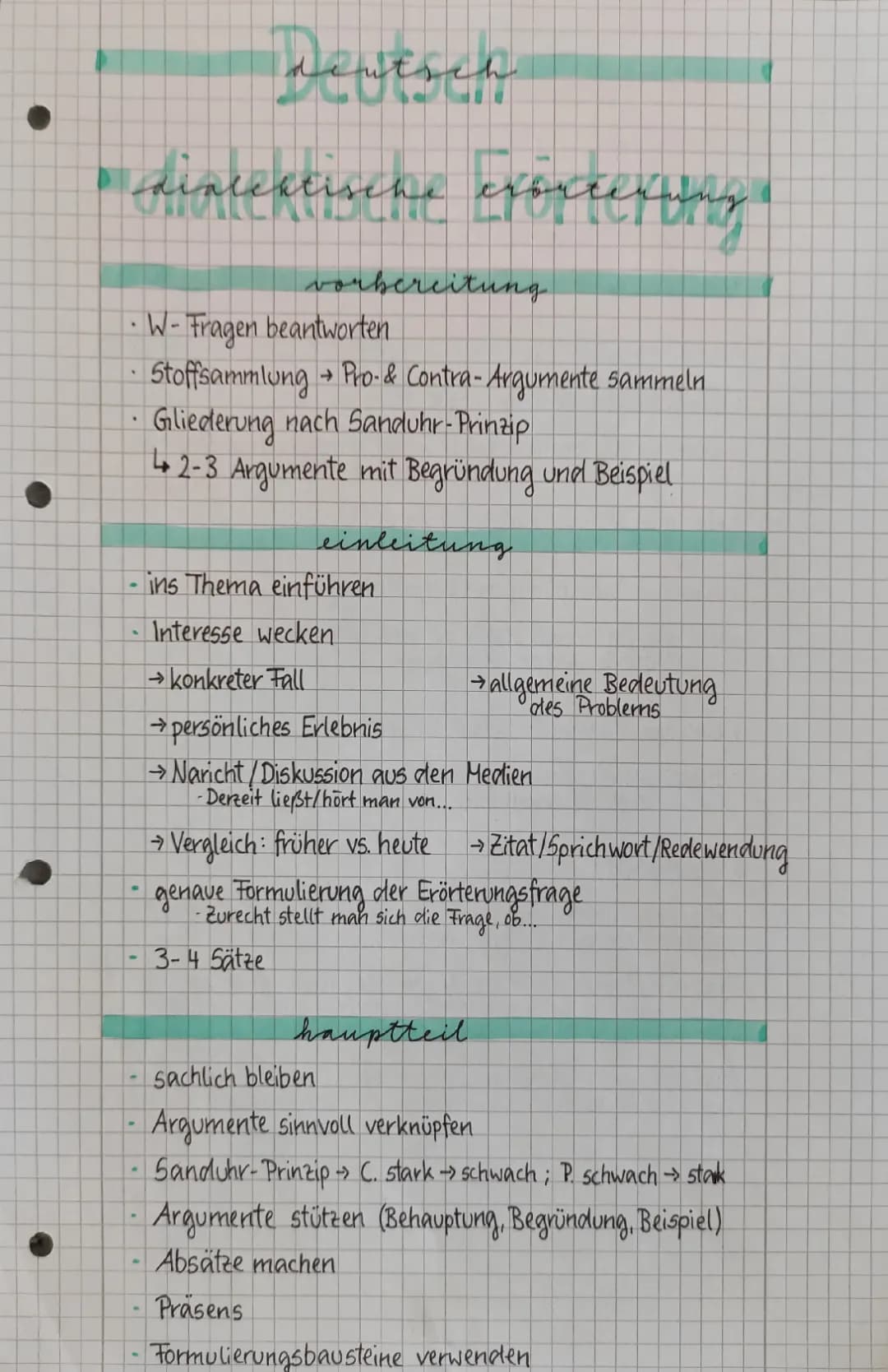 Dialektische Erörterung