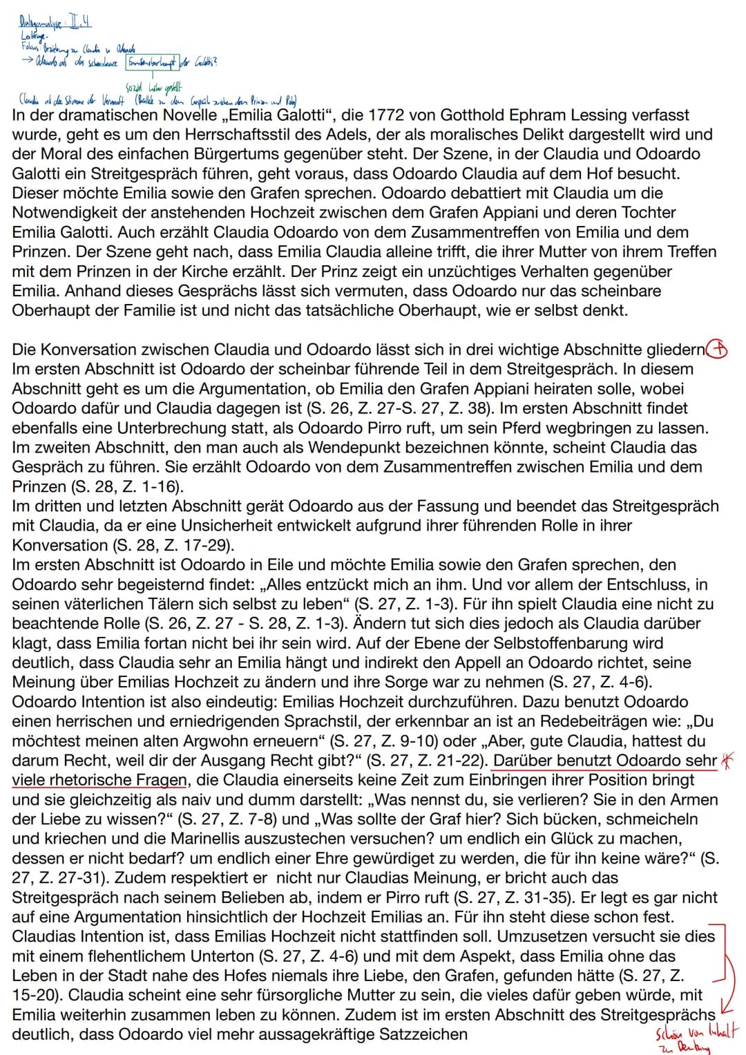 Dalgamalyse I. 4
Leitfrage.
Folows Beziehung zu (landinu. Vendo
→ Odoardo aus des Scheenbeure [formienoberhampt der Callatis ?
T
Sozial Lite