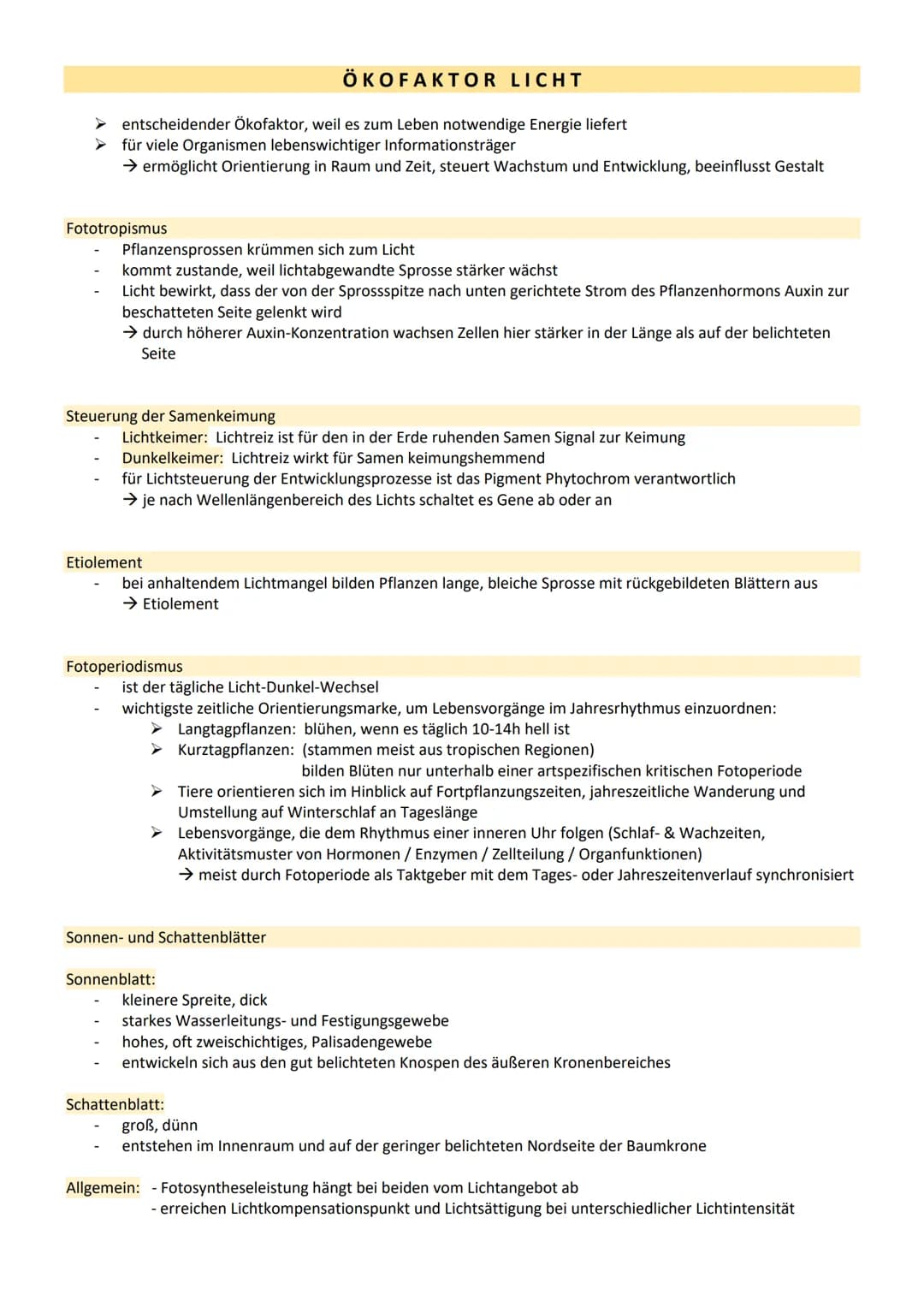 ÖKOLOGIE
DEFINITIONEN
Ökologie: die Lehre vom Haushalt der Natur und Wissenschaft, die sich mit den Wechselbeziehungen zwischen
Lebewesen un