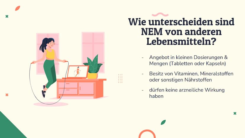 X
X
Nahrungs-
ergänzungsmittel
Helene Hülße
Tanit Krippenstapel
Liesel Petersen
Celina Witt
O
> 01
03
Was sind NEM
eigentlich?
Wann sind NEM