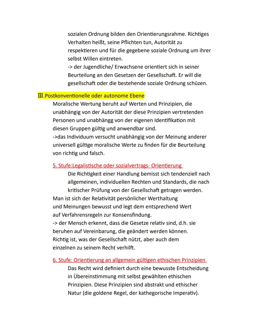 Kohlbergs Stuffenmodel zur
moralischen Entwicklung
Die Theorie von Lawrence Kohlberg besagt das unsere Entwicklung des
moralische Denkens in