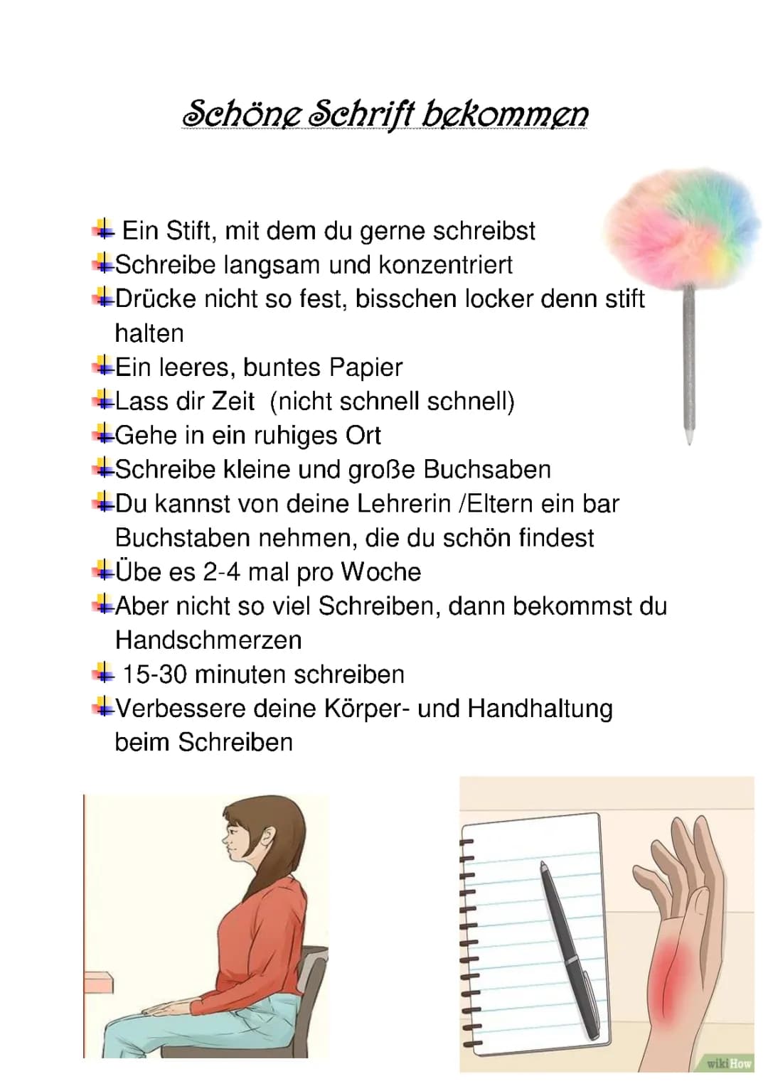 Schöne Schrift bekommen