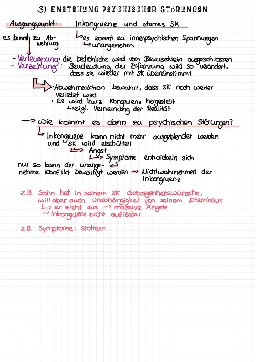 Persönlichkeitspsychologie
PERSONENKONZENTRIERTE THEORIE VON ROGERS
1) GRUNDINNAHMEN
• Aktualisierungstendenz
->
→ jeder Mensch besitzt eine