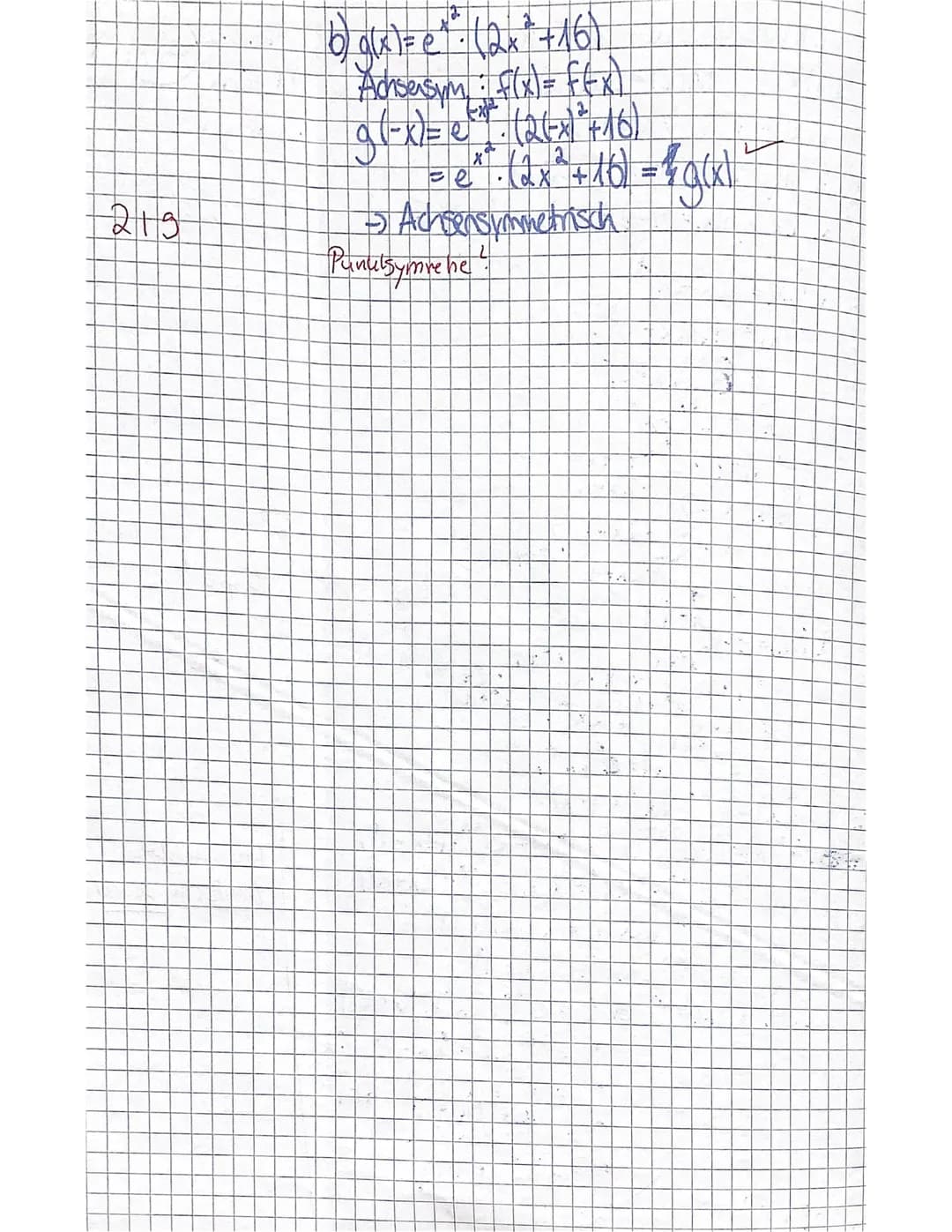 Mathe Q1
Checkliste:
4. Klausur
Name:
Prüfungsteil 1: ohne GTR, ohne Formelsammlung (max. 30 min.)
0
Lass bitte überall etwa 6cm Rand frei (