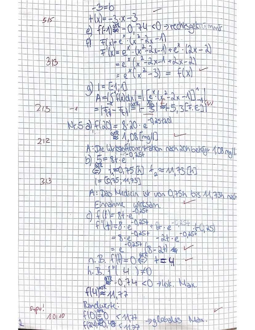 Mathe Q1
Checkliste:
4. Klausur
Name:
Prüfungsteil 1: ohne GTR, ohne Formelsammlung (max. 30 min.)
0
Lass bitte überall etwa 6cm Rand frei (