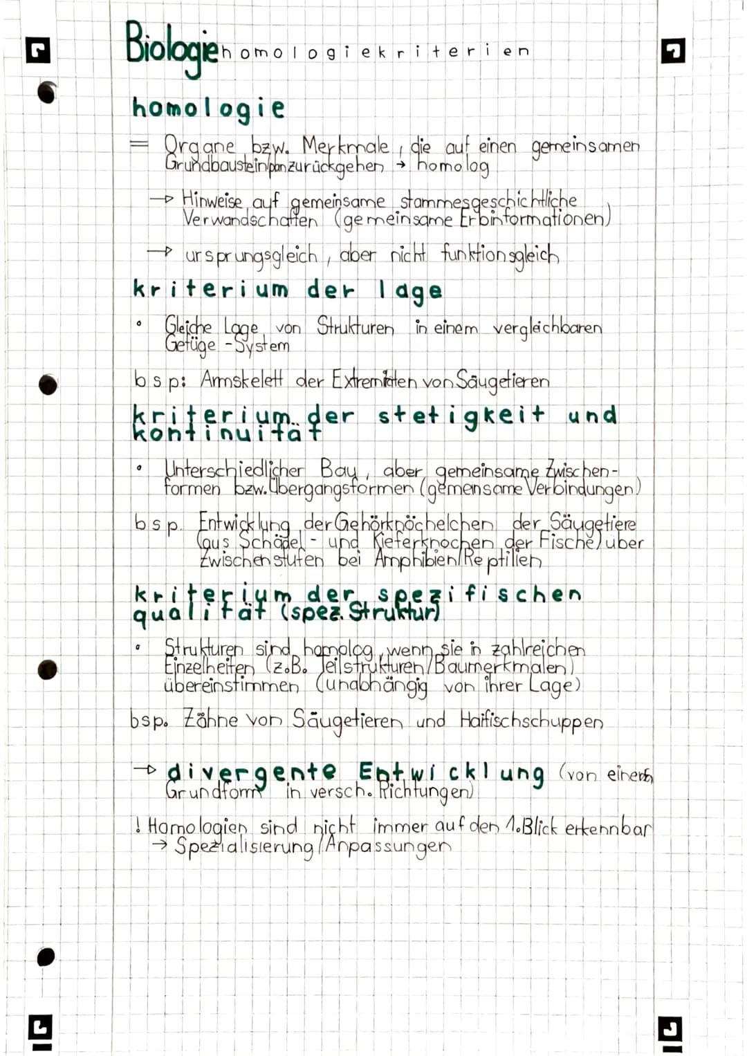 IG
Biologien
homologie
= Organe bzw. Merkmale, die auf einen gemeinsamen
Grundbausteinpanzurückgehen → homolog
→ Hinweise auf gemeinsame sta