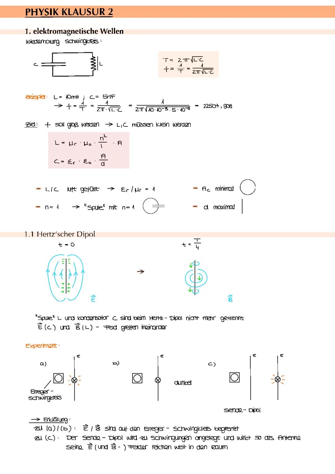 Elektromagnetische Schwingungen 