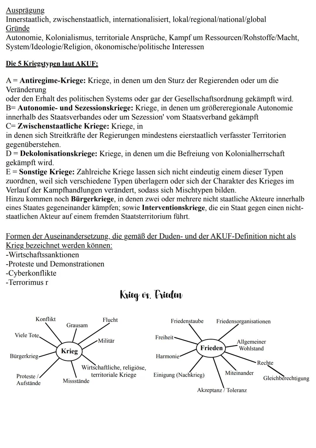 Internationale Konflikte
→ Welche Faktoren tragen zur Eskalation bzw. zur Deeskalation von Konfilkten bei?
Deeskalation: Kompromisse / Berei