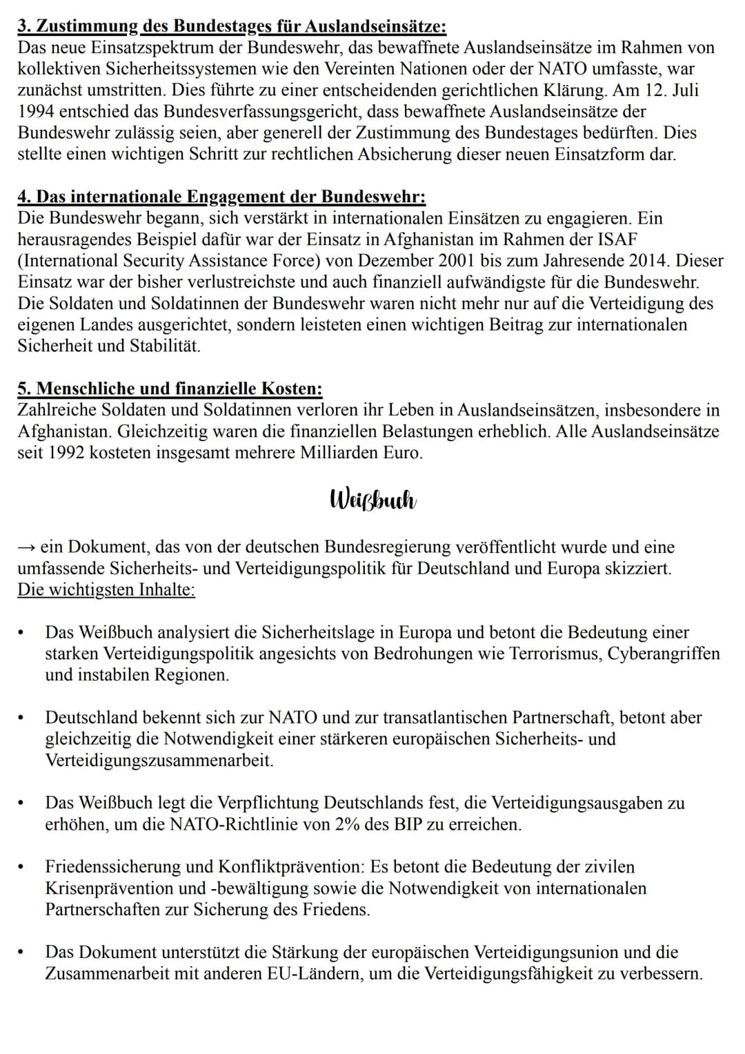 Internationale Konflikte
→ Welche Faktoren tragen zur Eskalation bzw. zur Deeskalation von Konfilkten bei?
Deeskalation: Kompromisse / Berei