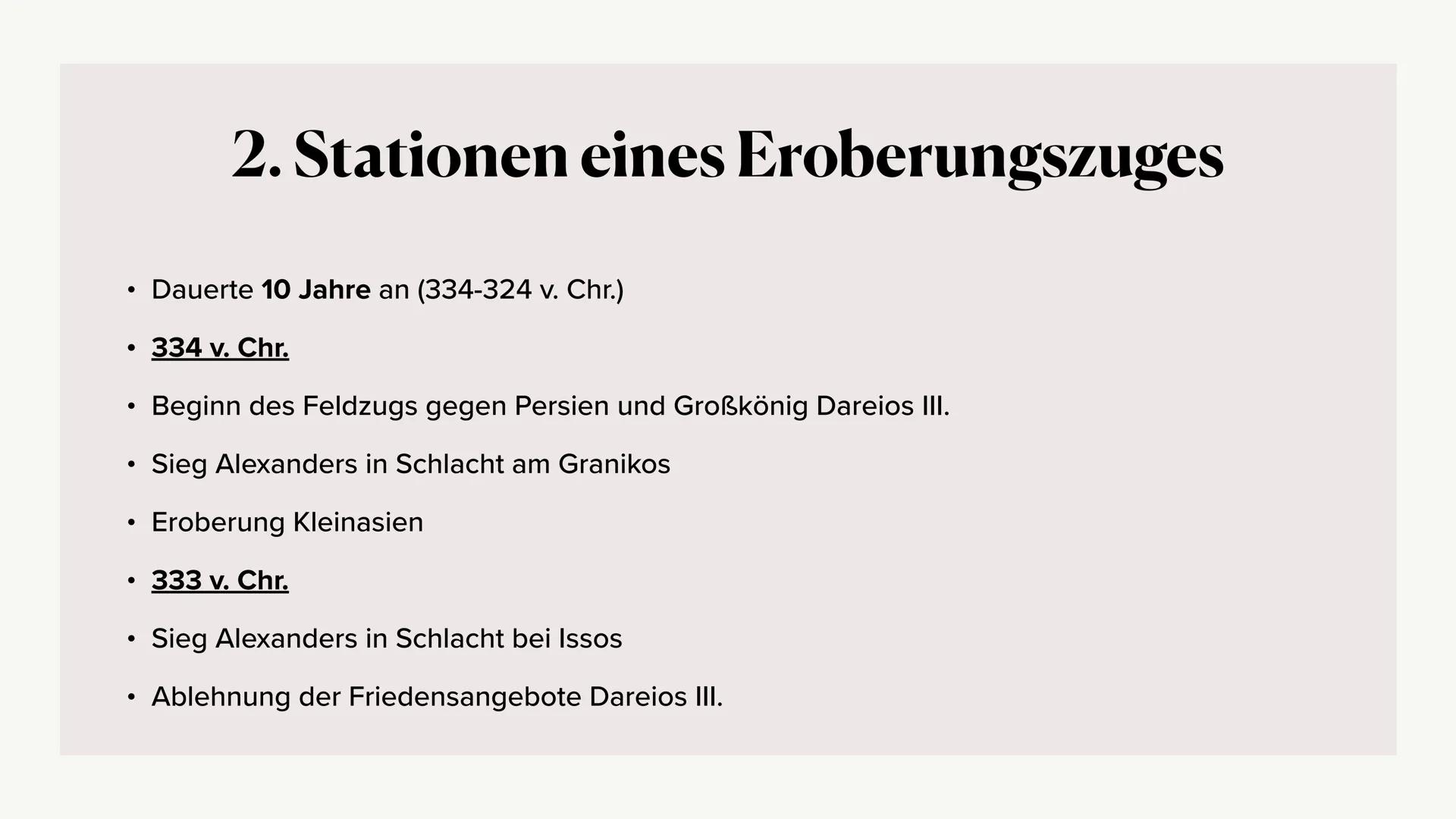 # Alexander der Große „Ich habe keine Angst vor einem Heer von
Löwen, das von einem Schaf angeführt wird.
Ich habe aber Angst vor einem Heer