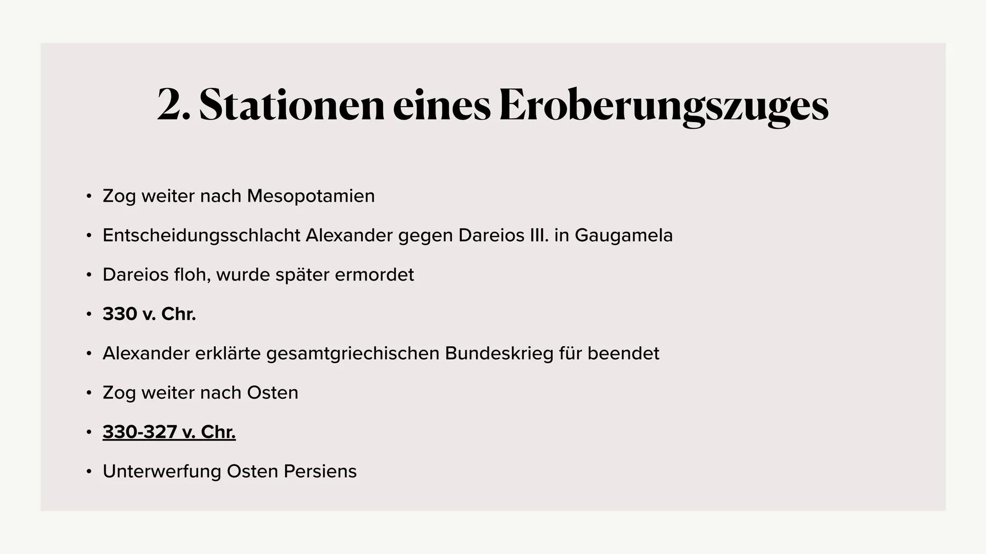 # Alexander der Große „Ich habe keine Angst vor einem Heer von
Löwen, das von einem Schaf angeführt wird.
Ich habe aber Angst vor einem Heer