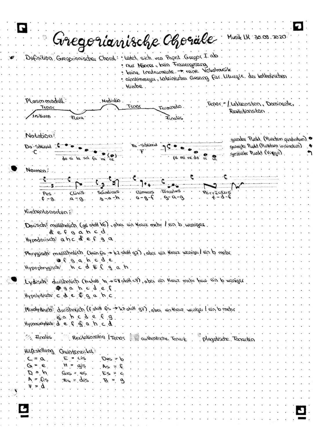 
<p>Der Gregorianische Choral leitet sich von Papst Gregor I. ab und ist ein einstimmiger, lateinischer Gesang für die Liturgie in der katho