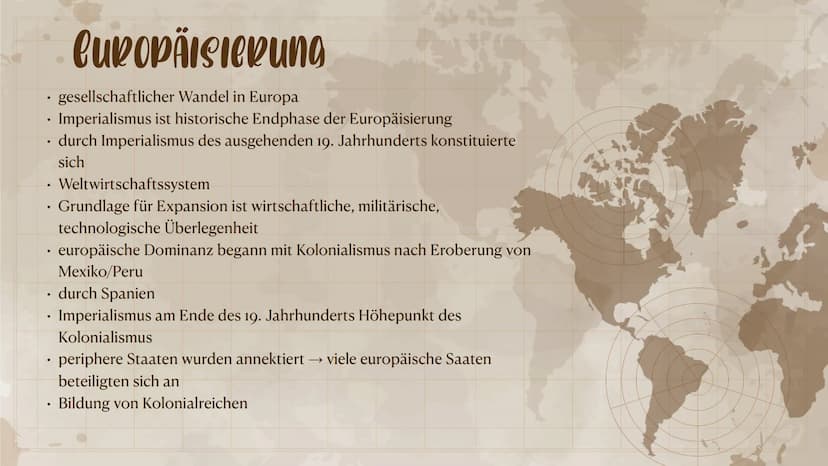 IMPERIALISMUS
1880 - 1914
L O
GLIeDeRung
1. Definition
2. Europäisierung der Welt
3. Formen des Imperialismus
4. Motive & Ziele
5. Krisen & 