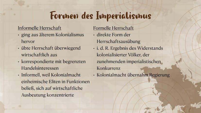 IMPERIALISMUS
1880 - 1914
L O
GLIeDeRung
1. Definition
2. Europäisierung der Welt
3. Formen des Imperialismus
4. Motive & Ziele
5. Krisen & 