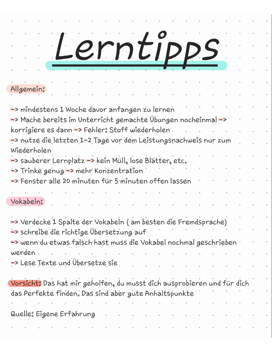 Lernen