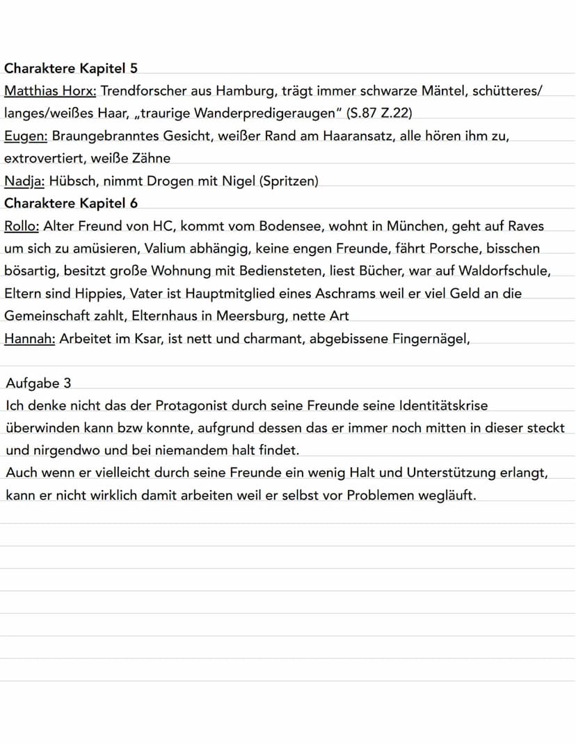 Buch Zusammenfassung ,,Faserland"
Kapitel 1 (S.13-24) Zusammenfassung: Reise startet auf Sylt, Hauptcharakter trinkt Jever,
hat sich mit Kar