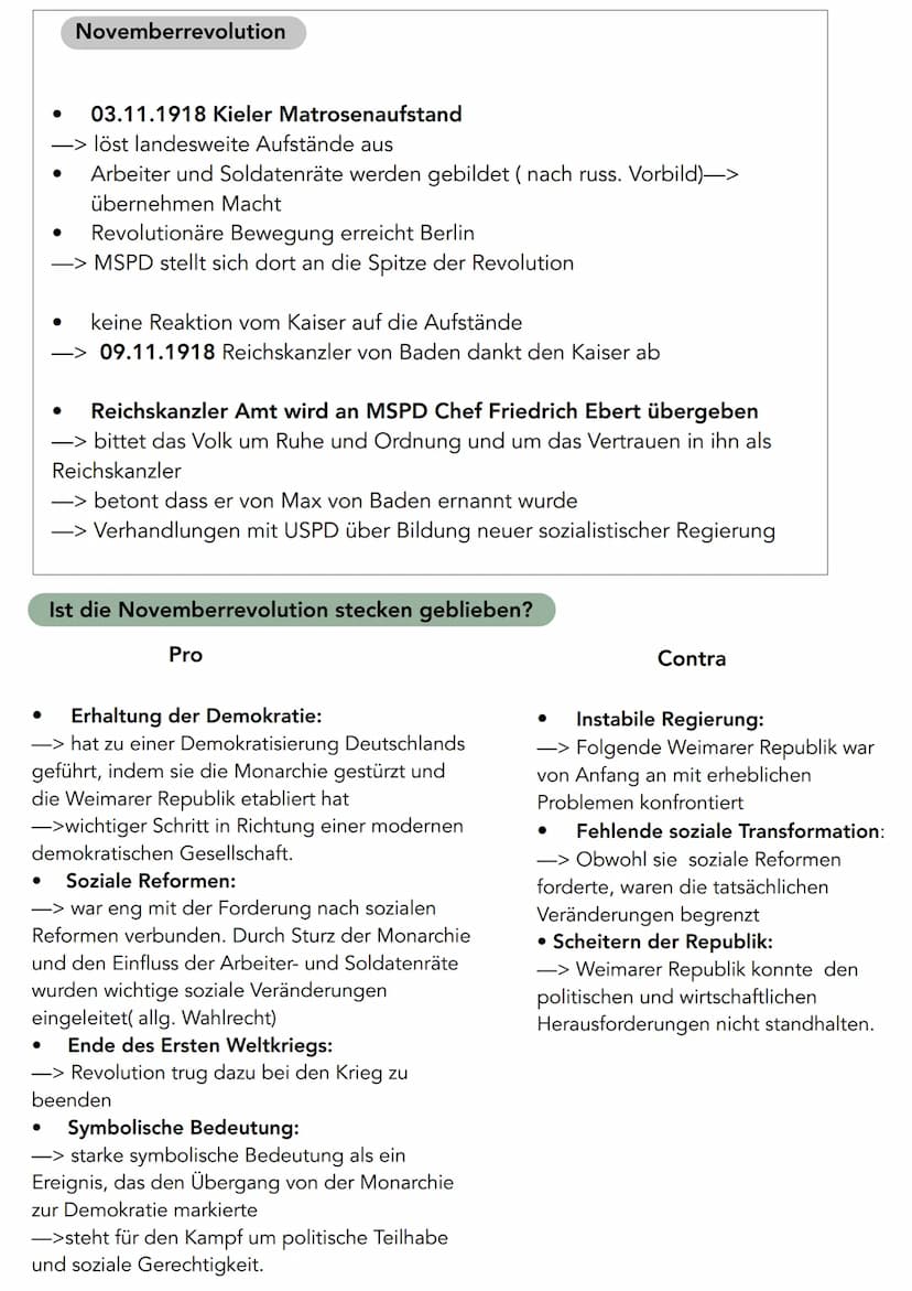 Lernzettel Geschichte LK Klausur 15.05.2023
- 1. Weltkrieg & Anfang Weimarer Republik
Julikriese :
●
Attentat auf österreichischen Thronfolg