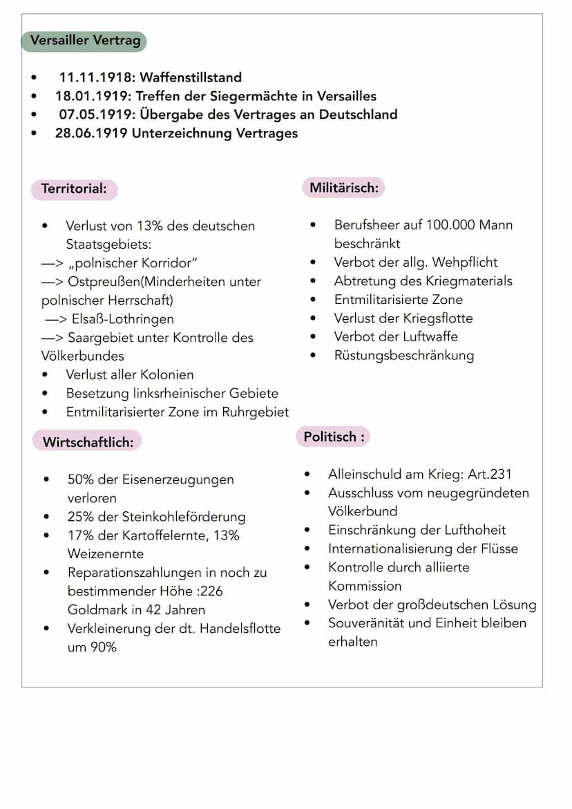 Lernzettel Geschichte LK Klausur 15.05.2023
- 1. Weltkrieg & Anfang Weimarer Republik
Julikriese :
●
Attentat auf österreichischen Thronfolg