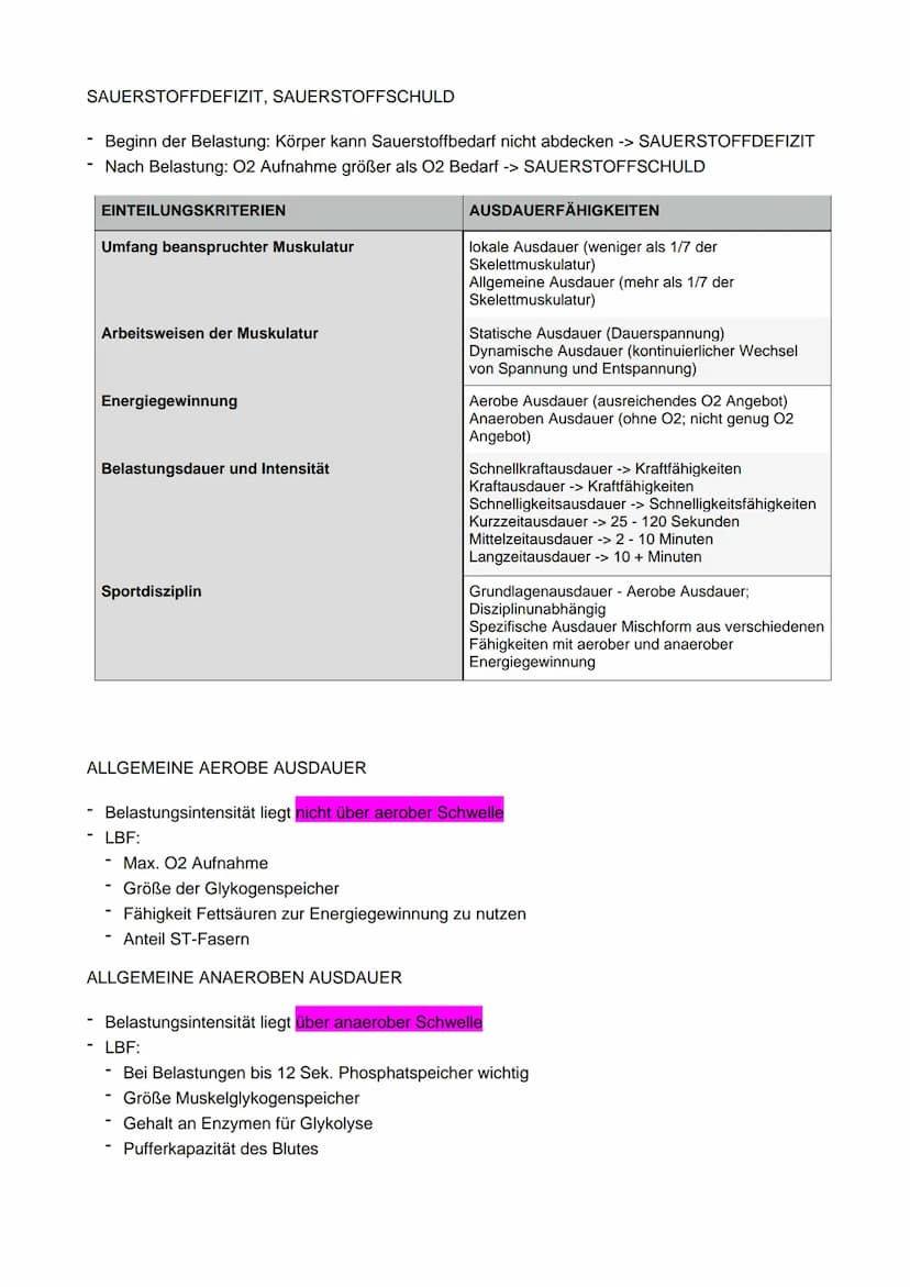 Allgemeine Gesetzmäßigkeiten und Trainingsprinzipien
1) QUALITÄTSGESETZ
,,Spezifische Reize bewirken spezifische Anpassungsreaktionen"
2) HO
