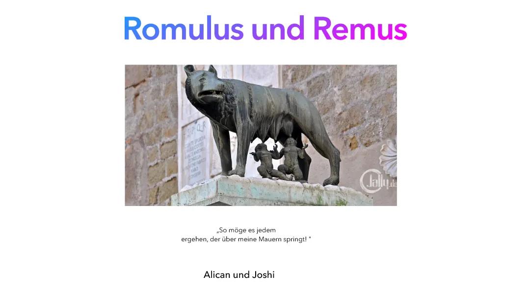 Romulus und Remus Presentation 