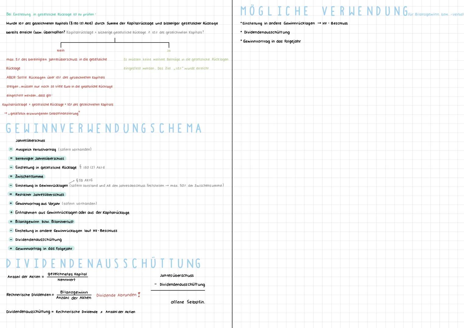 # Offene Selbstfinanzierung

DEFINITION
- Nichtausschüttung von Gewinnen (Gewinnthesaurierung) → Gutschrift der nicht ausgeschütteten Gewinn