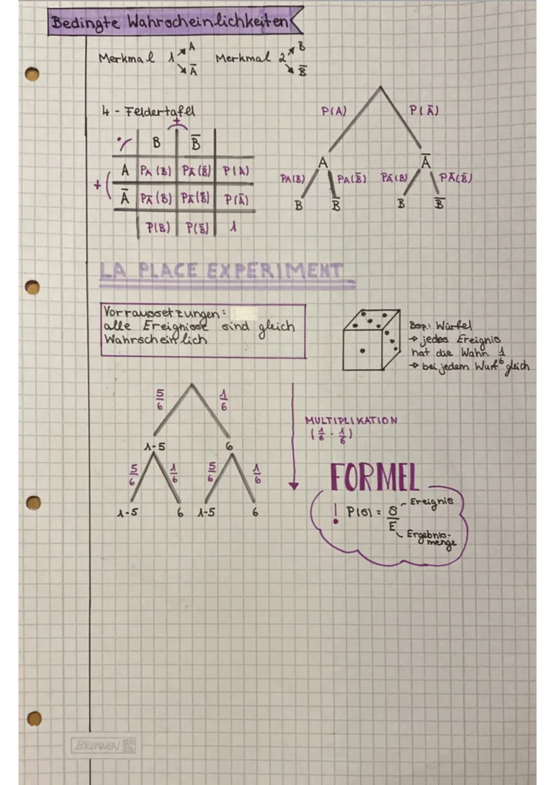 Stochastik
mehrstufige Zufallsversuche
Urlisten
Mittelwert (x) ·
Standard abweichung √√/s² = (8)
78² = 6
XA + x₂ + ... + xn: n
Ø
Varianz (mi