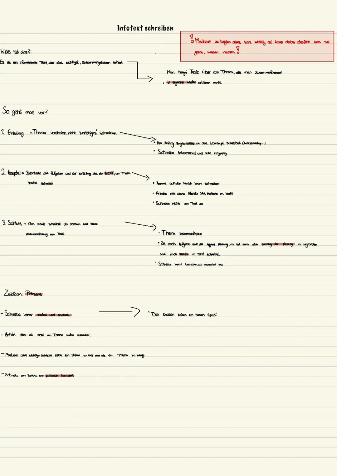 Infotext