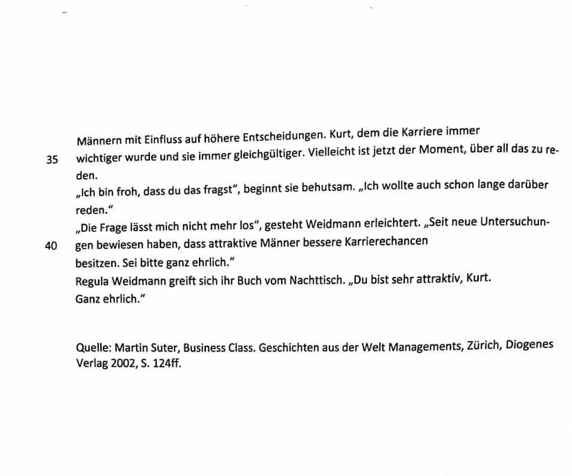 1
2
3
Anforderungen Aufgabe 1
Die Schülerin/der Schüler ...
formuliert eine aufgabenbezogene Einleitung
(Titel, Autor, Textsorte, Thema, Ent