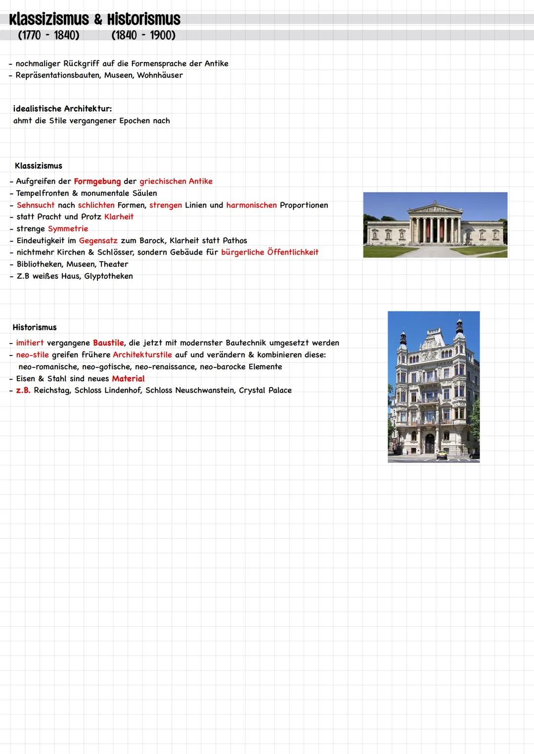 # stilepochen

Antike (800 v.Chr. - 600 n.chr.)
- bezeichnet das griechische und römische Altertum

griechische Antike

- typisch sind die (