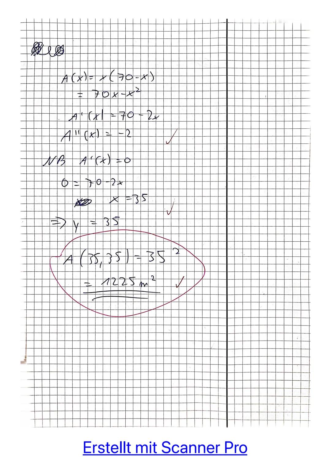 1. Teil (ohne Hilfsmittel) max. 25 Minuten
Aufgabe 1:
Gegeben ist die Funktion f mit f(x) = -0,5x³ + 3x².
Bestimmen Sie das Krümmungsverhalt