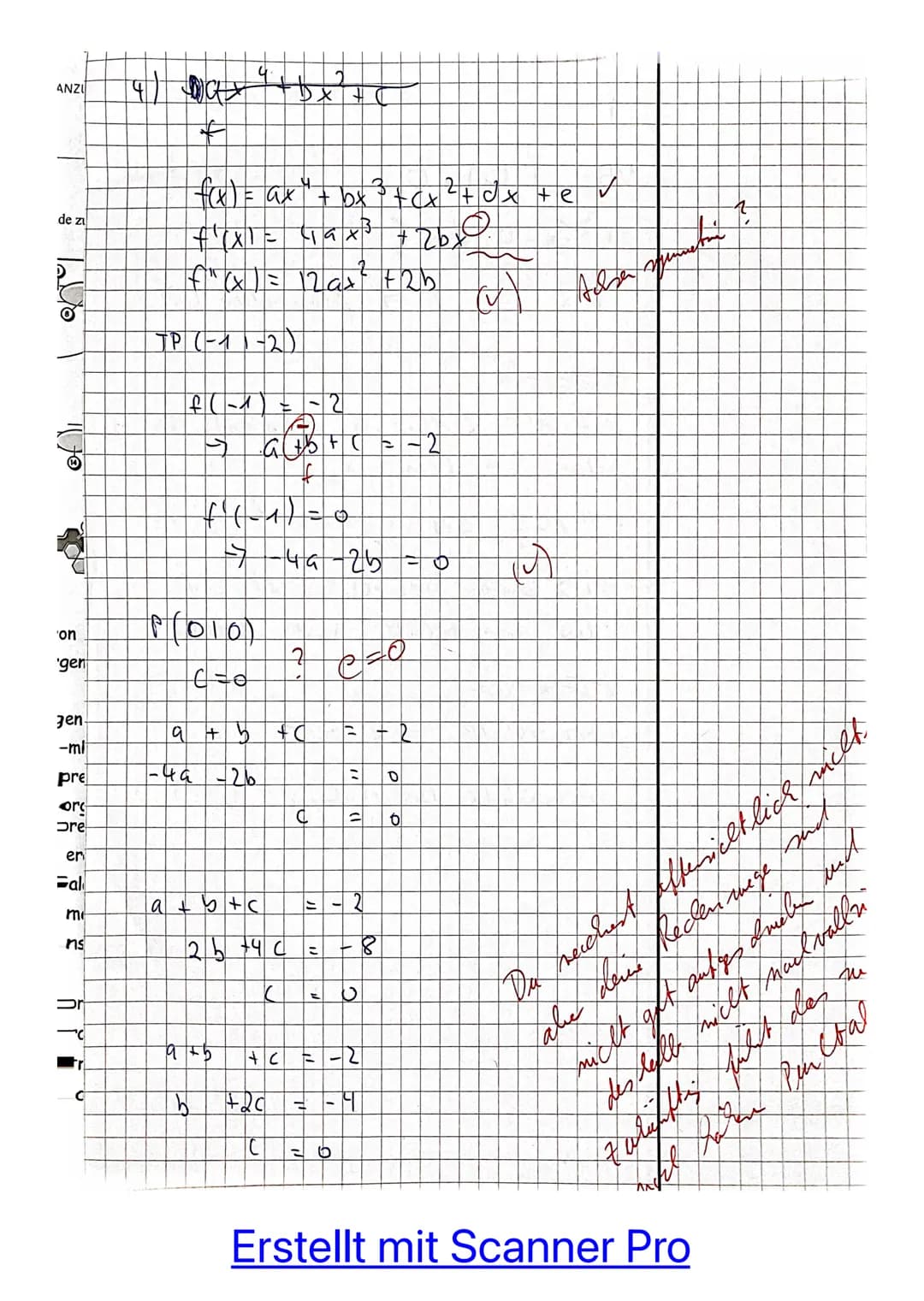 1. Teil (ohne Hilfsmittel) max. 25 Minuten
Aufgabe 1:
Gegeben ist die Funktion f mit f(x) = -0,5x³ + 3x².
Bestimmen Sie das Krümmungsverhalt