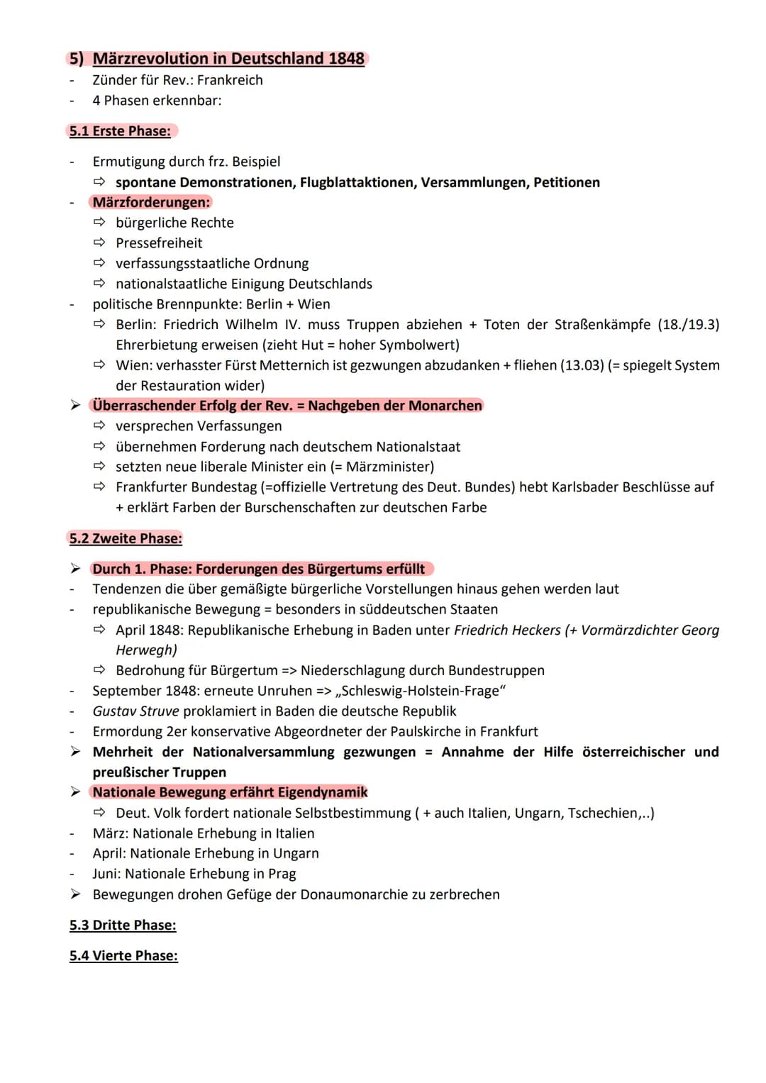 Geschichte Klausur 1
DIE DEUTSCHE REVOLUTION VON 1848/49
THEMEN
- Die Französischen Revolution
-Die Napoleonische Zeit
- Vom Wiener Kongress