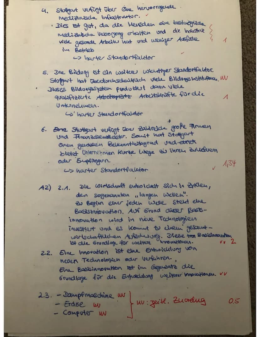 AVIS -
geo(2) KS2
VP:
P: 21,2
Gliedern und Nummerieren Sie alle ihre Antworten qut!
Aufgabe 1:
1.1 Was ist ein Standortfaktor? (kurze Erläut