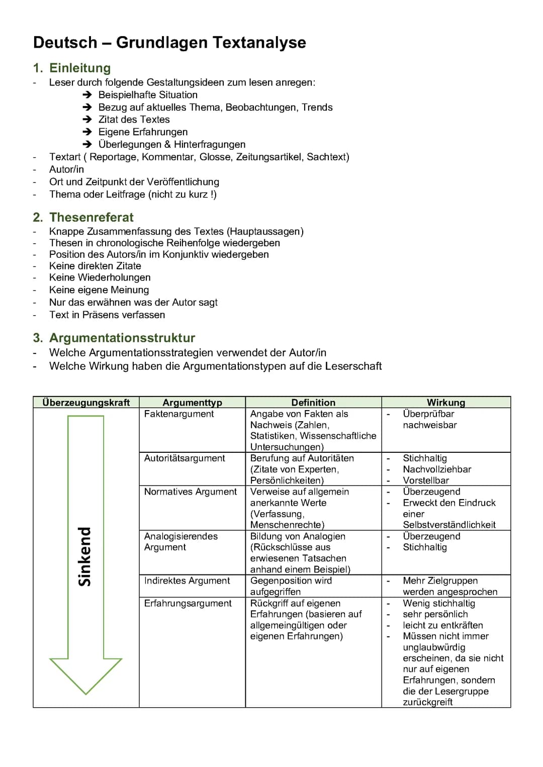 Grundlagen Textanalyse