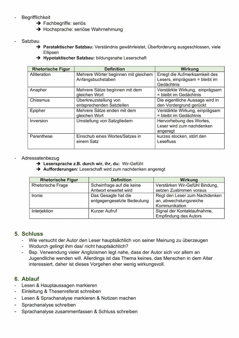 # Deutsch – Grundlagen Textanalyse

1. **Einleitung**

- Leser durch folgende Gestaltungsideen zum lesen anregen:
  → Beispielhafte Situatio